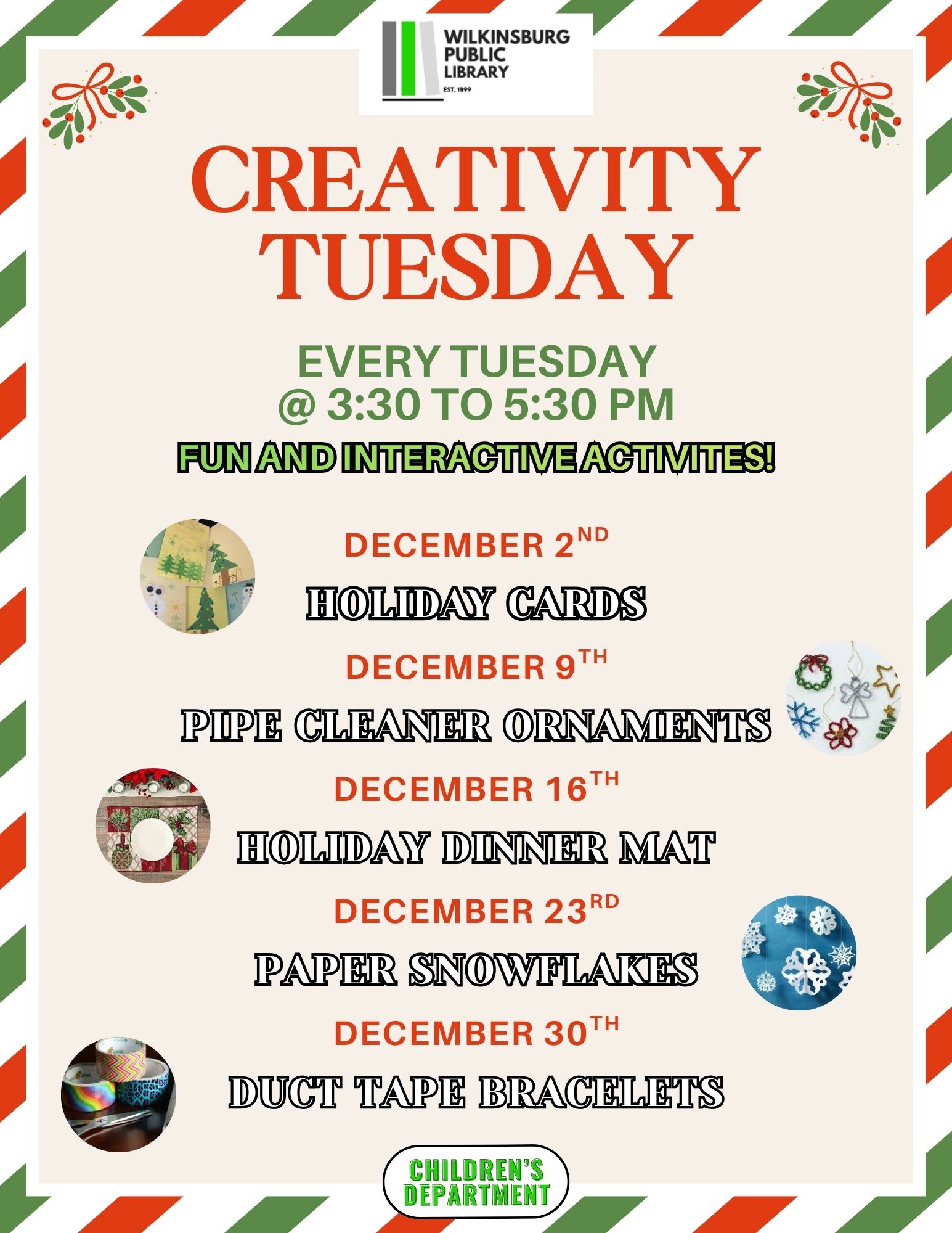 Creativity Tuesday Dec 2025